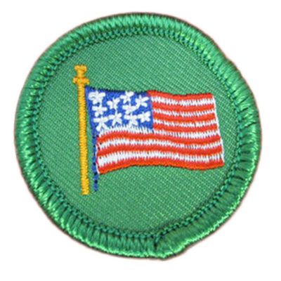 Junior -  GSNETX My Flag, My Country, and Me Badge