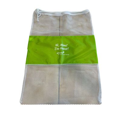 MESH LAUNDRY BAG W/ HI MOM I&#39;M HOME