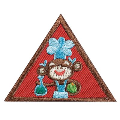 BROWNIE HOME SCIENTIST BADGE