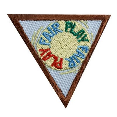BROWNIE FAIR PLAY BADGE