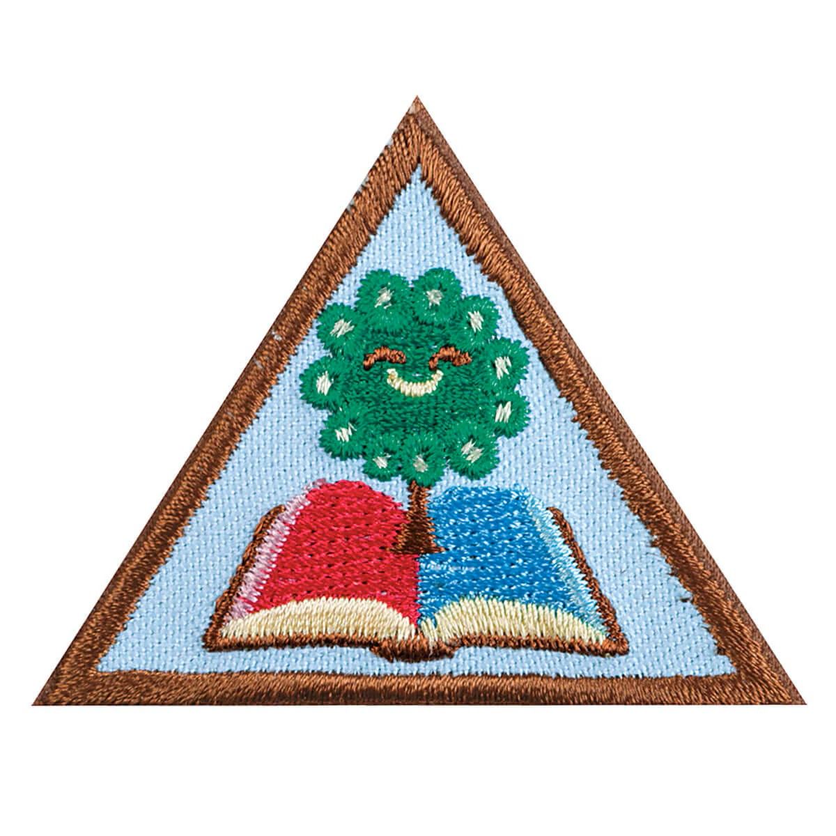 BROWNIE MY FAMILY STORY BADGE