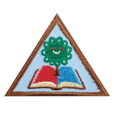 BROWNIE MY FAMILY STORY BADGE