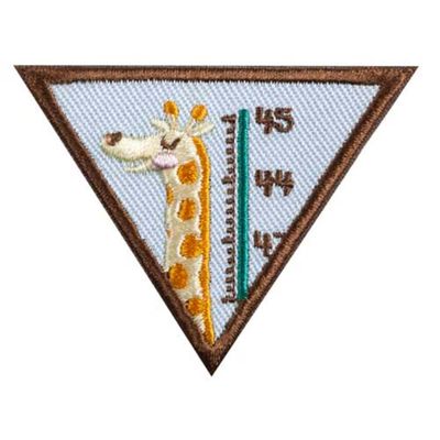 BROWNIE MY BEST SELF BADGE