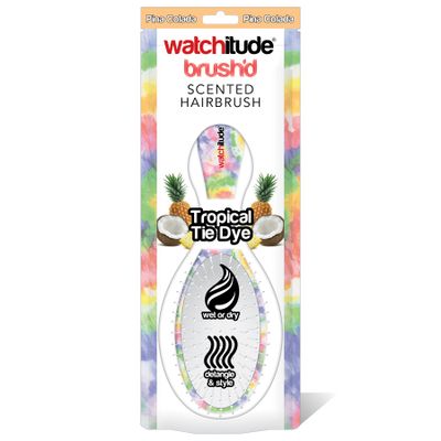 SCENTED HAIRBRUSH- TROPICAL TIE DYE