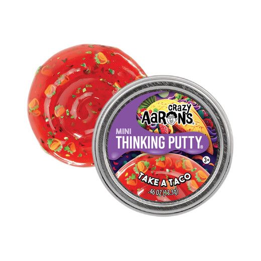 MINI TAKE A TACO- 2&quot; THINKING PUTTY TIN