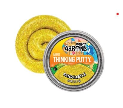 Crazy Aaron's mini thinking putty - sandcastle