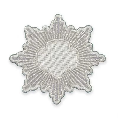GS GRADUATION REGALIA SILVER AWARD EMBLEM PATCH