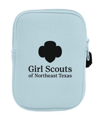 GSNETX TUMBLER BOTTLE POUCH- LT. BLUE
