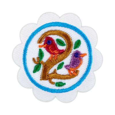 DAISY NUMBERS IN NATURE BADGE