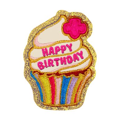 GS X SUPERMIX HAPPY BIRTHDAY CUPCAKE SUPER FUN PATCH
