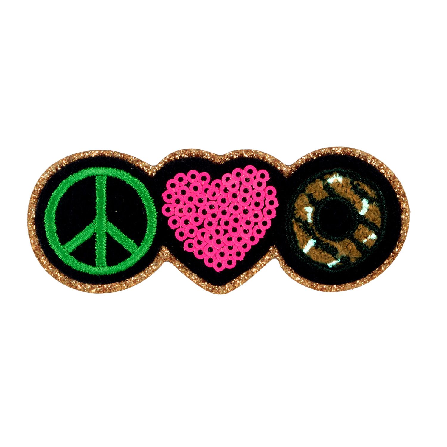 GS X SUPERMIX PEACE HEART COOKIE SUPER FUN PATCH