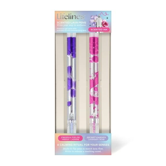 Lava Pen Set - 2-Pack (Pink / Purple)
