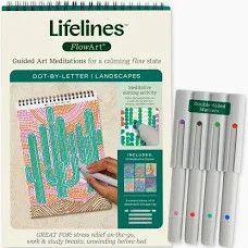 FLOWART- DOT-BY-LETTER, LANDSCAPES