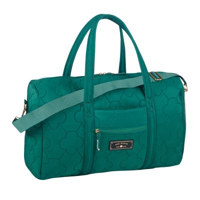 TREFOIL QUILTING DUFFLE BAG