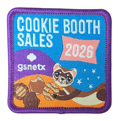 2026 COOKIE BOOTH FUN PATCH- GSNETX