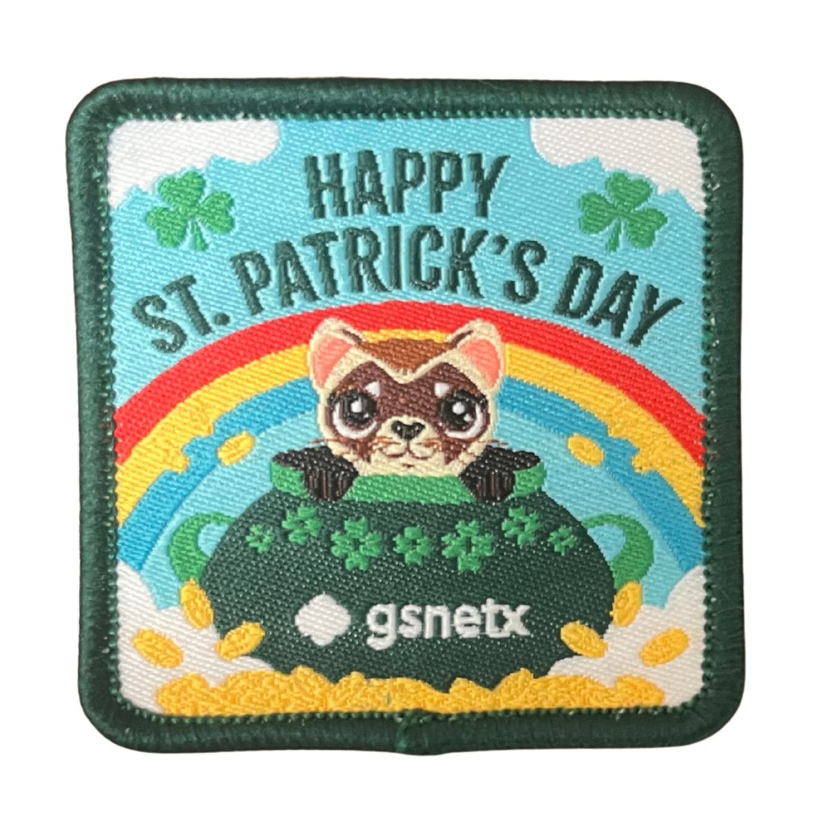 2026 HAPPY ST. PATRICK&#39;S  DAY FUN PATCH- GSNETX