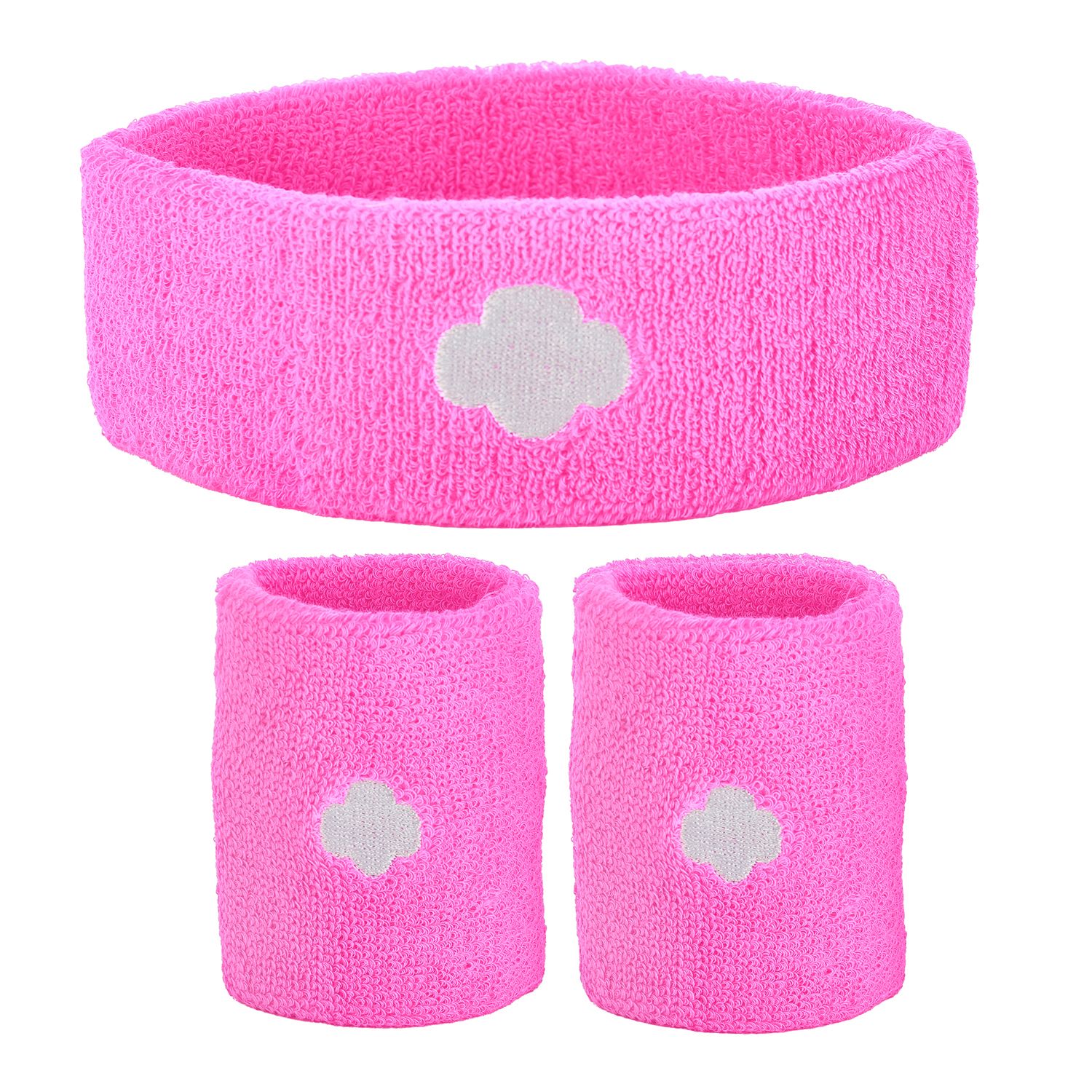 GIRLS TREFOIL SWEATBAND SET