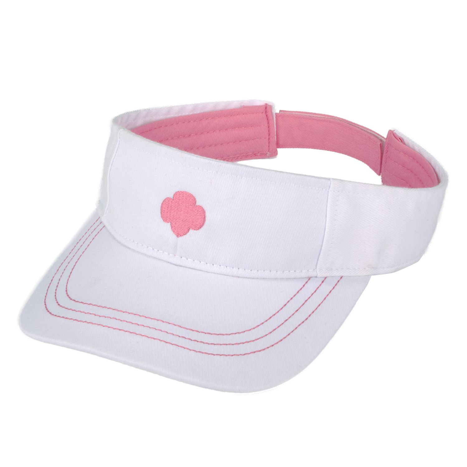 GIRLS TREFOIL ADJUSTABLE VISOR