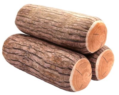 Campfire Log Pillow