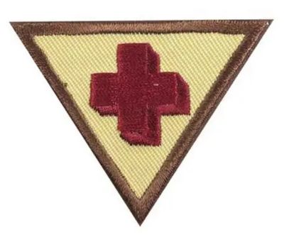 GSNETX Brownie First Aid Retired Badge