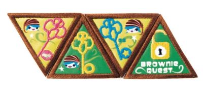 BROWNIE QUEST JOURNEY AWARD PATCH SET