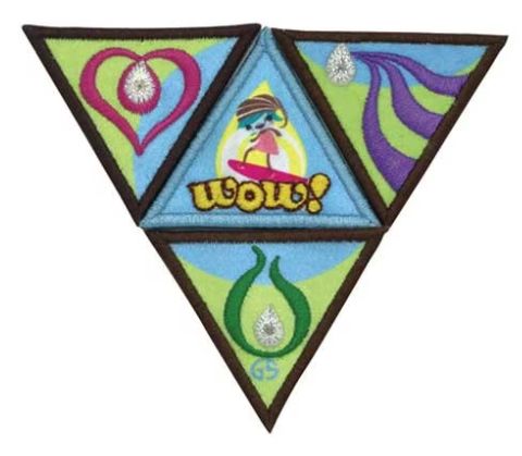 WOW! WONDERS OF WATER BROWNIE AWARD PATCH SET