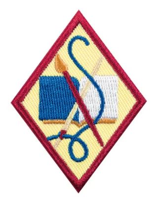 CADETTE BOOK ARTIST BADGE