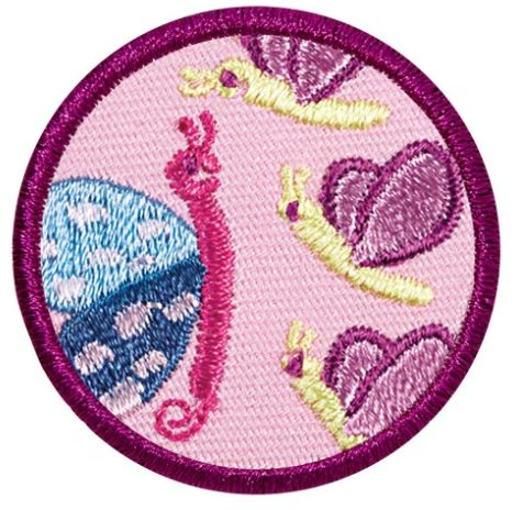 JUNIOR SOCIAL BUTTERFLY BADGE
