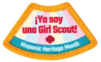 GIRL SCOUT HISPANIC HERITAGE MONTH PATCH