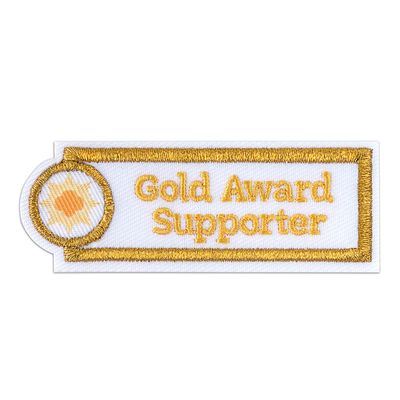 GOLD AWARD SUPPORTER PATCH