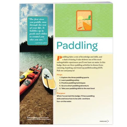 SENIOR PADDLING BADGE REQUIREMENTS PAMPHLET
