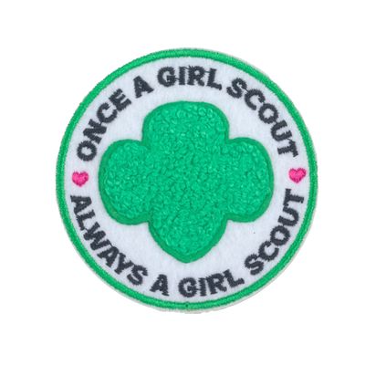 GS X SUPERMIX ONCE A GIRL SCOUT SUPER FUN PATCH