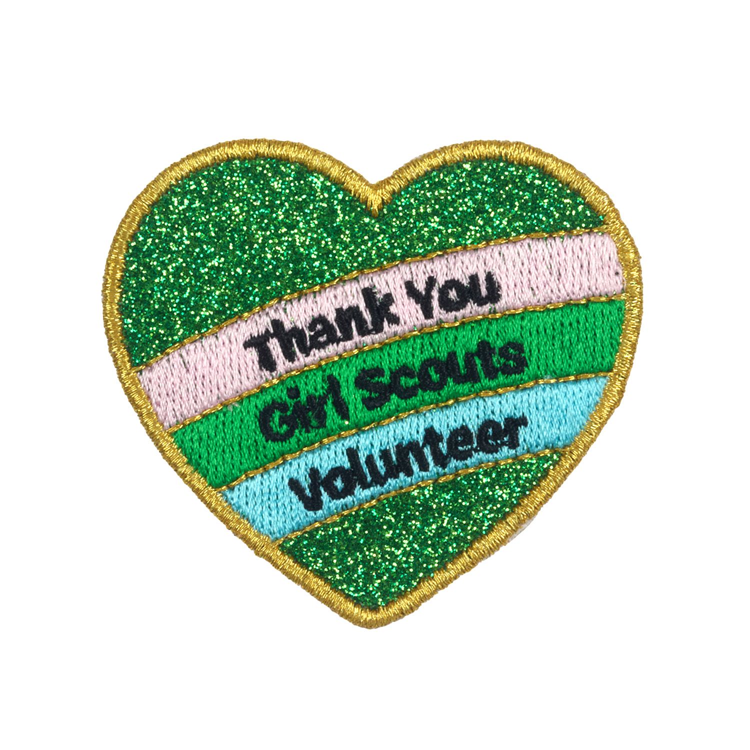 GS X SUPERMIX THANK YOU VOLUNTEER HEART SUPER FUN PATCH