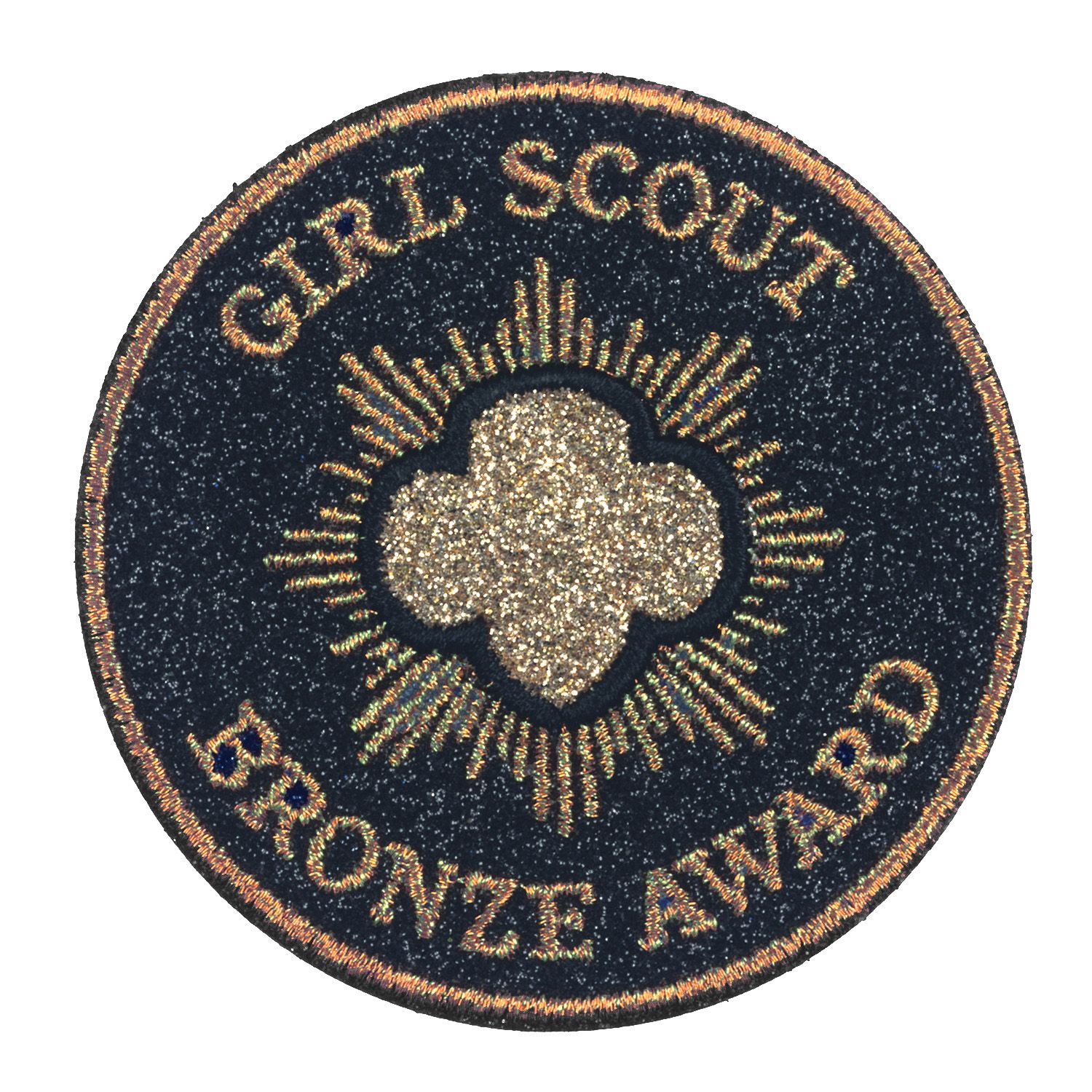 BRONZE AWARD GLITTER SUPER FUN PATCH