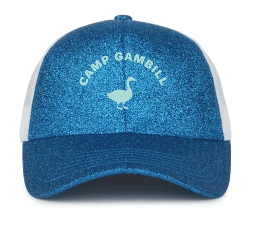 GLITTER HAT- GAMBILL- BLUE