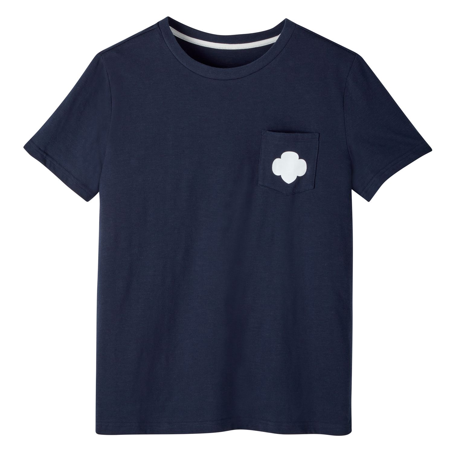 ADULT SS POCKET T-SHIRT NAVY, Size: XS