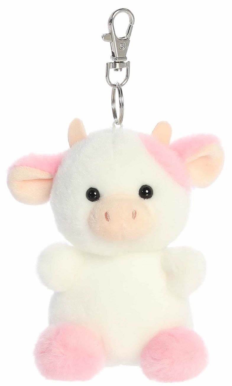 4" BELLE STRAWBERRY COW CLIP-ON
