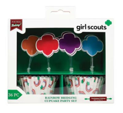 BRIDGING RAINBOW CUPCAKE PARTY SET