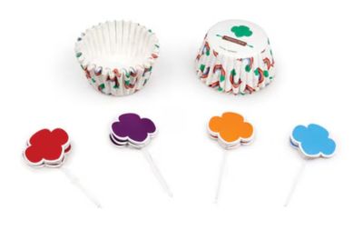 BRIDGING RAINBOW CUPCAKE PARTY SET