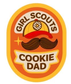 COOKIE DAD MUSTACHE FUN PATCH 2025