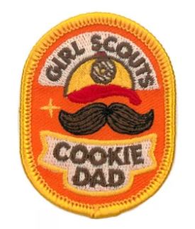 COOKIE DAD MUSTACHE FUN PATCH 2025