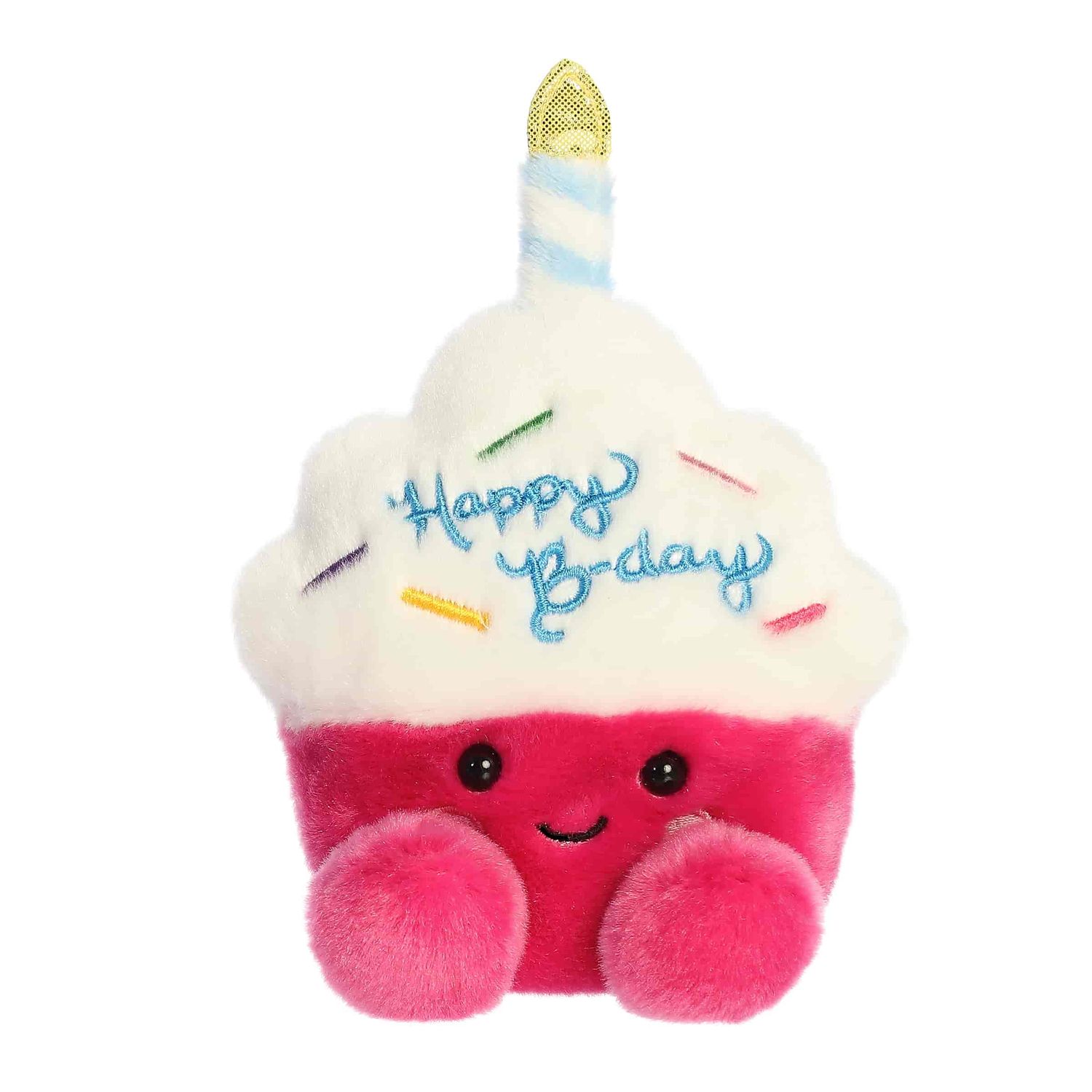 5" SPARKLE BIRTHDAY CUPCAKE PALM PALS