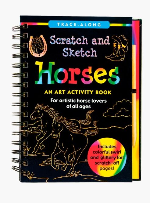 HORSES SCRATCH &amp; SKETCH