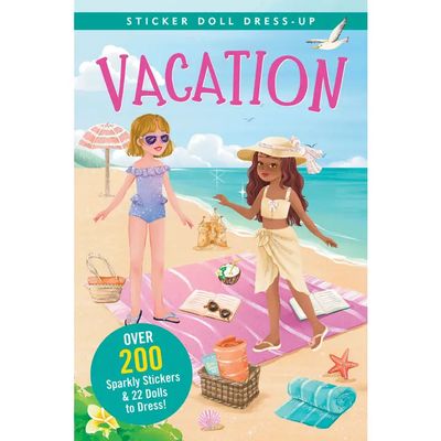 VACATION STICKER DOLL DRESS-UP BOOK