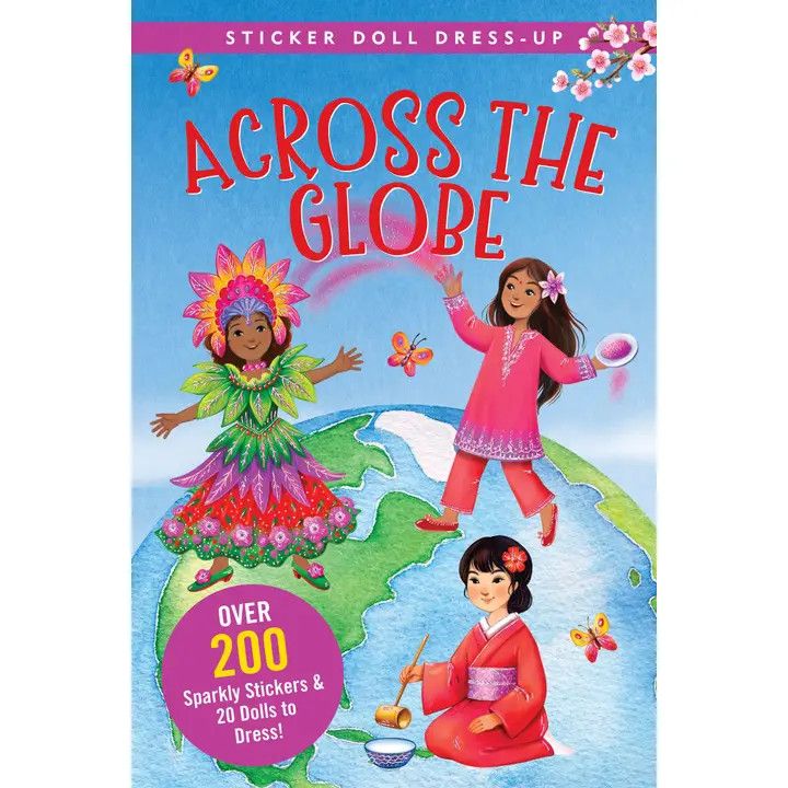 ACROSS THE GLOBE STICKER DOLL DRESS-UP BOOK
