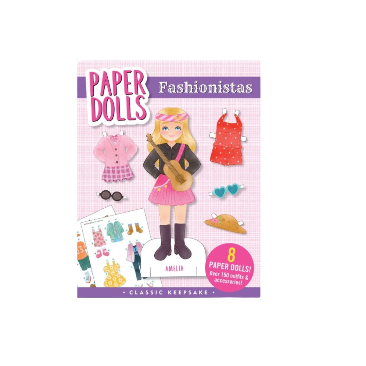 CLASSIC KEEPSAKE PAPER DOLLS- FASHIONISTAS