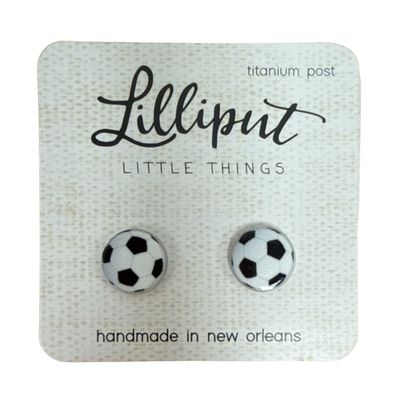 SOCCER BALL EARRINGS
