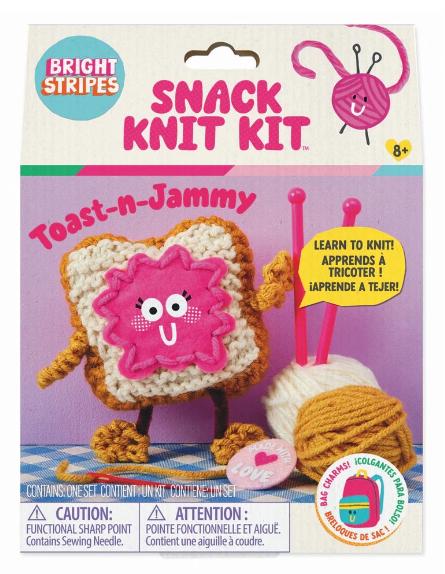 SNACK KNIT KIT- TOAST n JAMMY