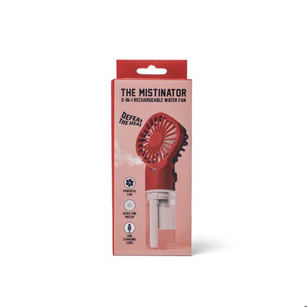 UNITED WE SWAG 2-IN-1 RECHARGEABLE MISTING FAN