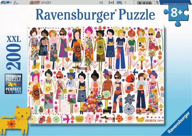 Flowers &amp; Friends 200 Pc XXL Puzzle